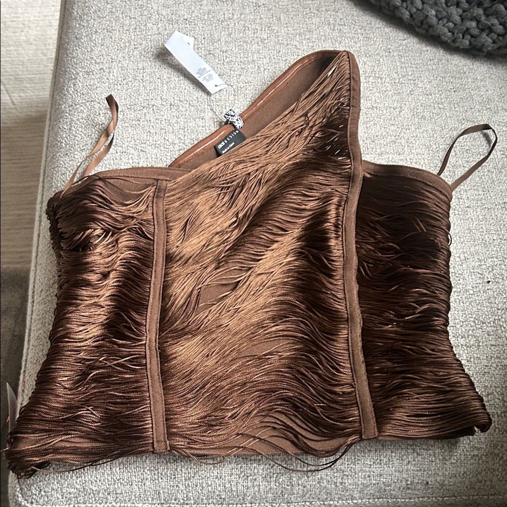 ASOS Brown Textured Camisole